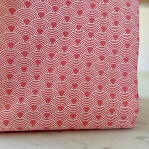 MCM print_Pink & White Home Decor Fabric